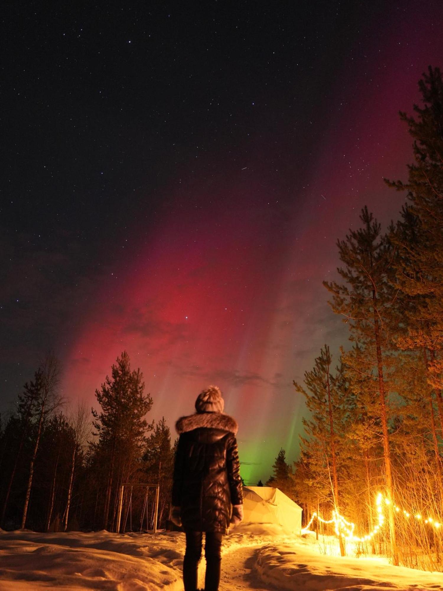 Aurora Igloo Fireplace-Heated Tents In A Secret Forest With Private Jacuzzi And Shared Sauna Bathroom And Dog Friendly Rovaniemi Exterior photo